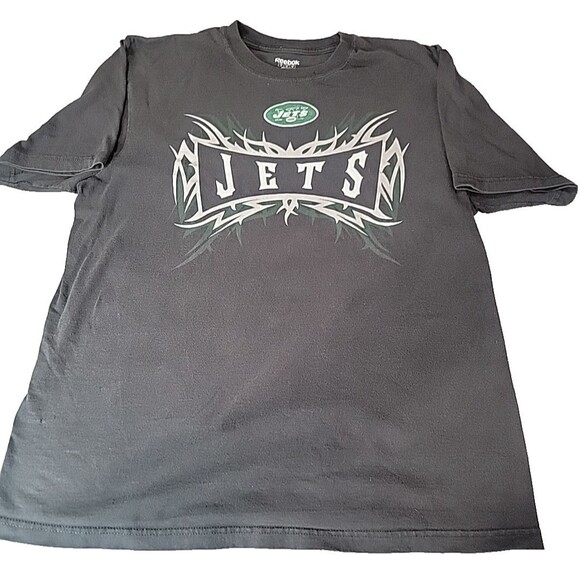 New York Jets Black T Shirt and Green Reebok XL - Picture 1 of 6
